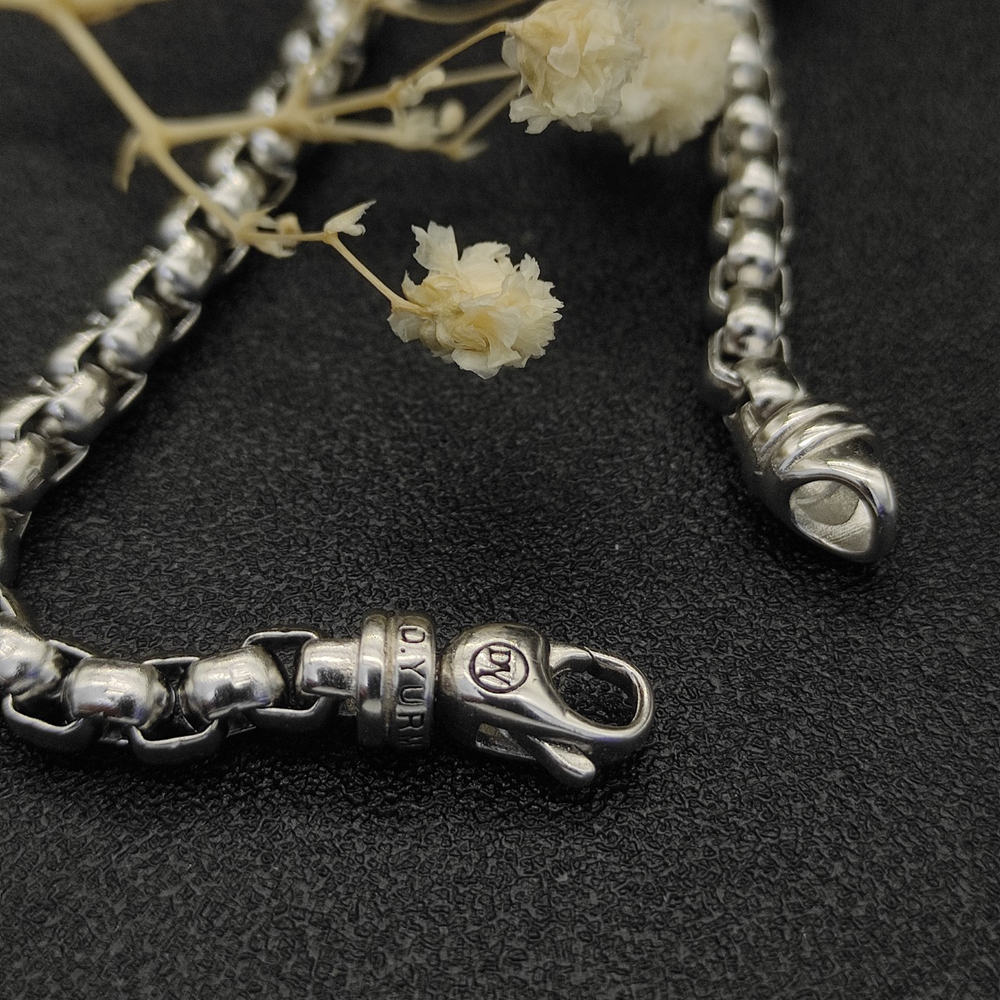 David Yurman 5mm box chain bracelet - Picture 8 of 9